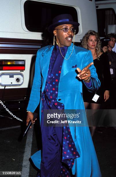 Entertainer Arsenio Hall at the 1990 MTV Video Music Awards at in Los Angeles, California.