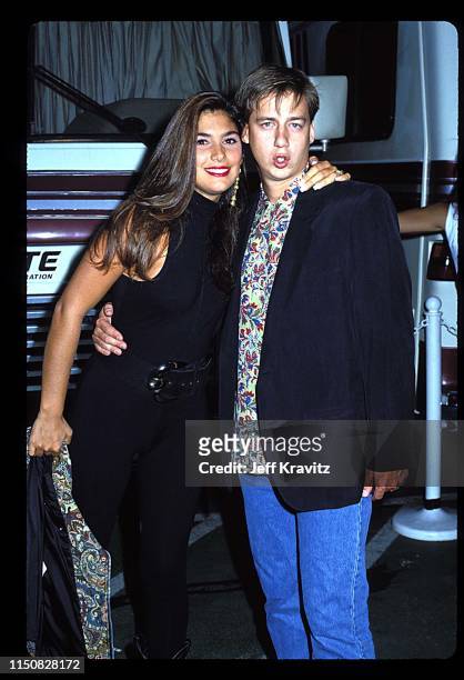 Entertainer Daisy Fuentes at the 1990 MTV Video Music Awards at in Los Angeles, California.