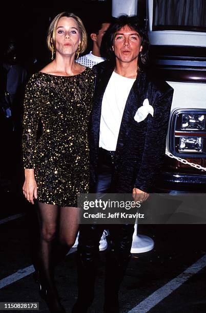 Actress Susan Dey and Actor David Cassidy at the 1990 MTV Video Music Awards at in Los Angeles, California.