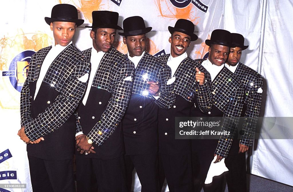 New Edition At The 1990 Video Music Awards