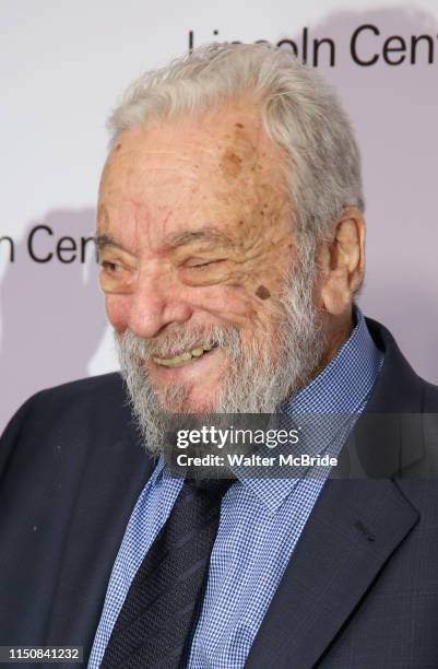 Stephen Sondheim attends the Lincoln Center Honors Stephen Sondheim at the American Songbook Gala at Alice Tully Hall on June 19, 2019 in New York...