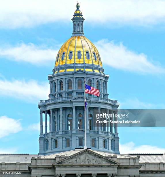 denver state capitol building - colorado - colorado capitol stock pictures, royalty-free photos & images