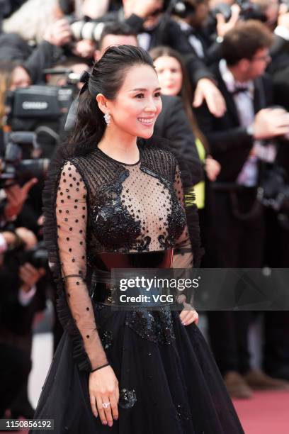 Actress Zhang Ziyi attends the screening of 'Once Upon A Time In Hollywood' during the 72nd annual Cannes Film Festival on May 21, 2019 in Cannes,...