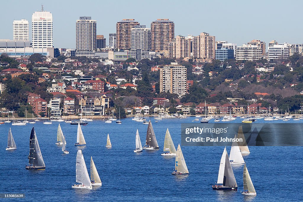 Sailing on Sydney Harbour, Australia