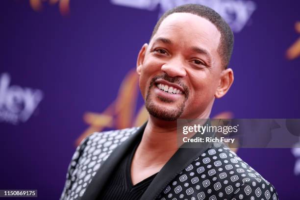 Will Smith attends the premiere of Disney's "Aladdin" on May 21, 2019 in Los Angeles, California.