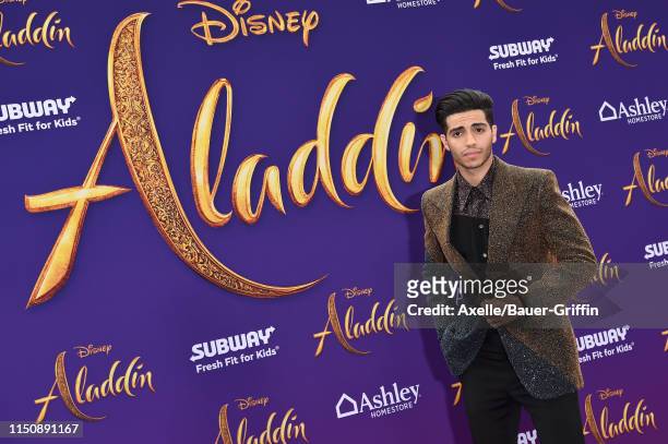 Mena Massoud attends the premiere of Disney's "Aladdin" on May 21, 2019 in Los Angeles, California.