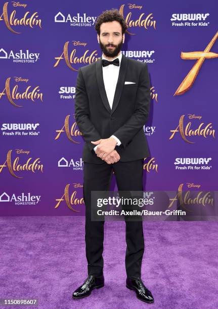 Marwan Kenzari attends the premiere of Disney's "Aladdin" on May 21, 2019 in Los Angeles, California.