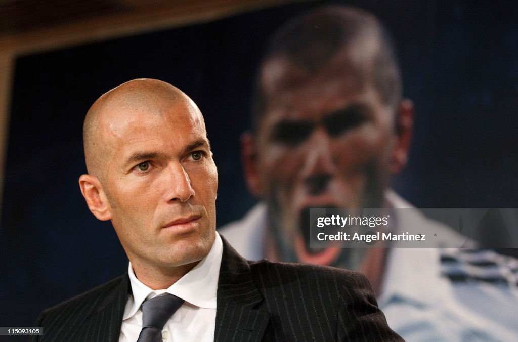 Zinedine Zidane Presents 'Zidane, La Elegancia Del Heroe Sencillo' By Enrique Ortego