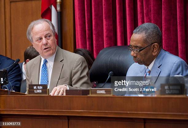 May 31: Chairman Edward Whitfield, R-Ky., and ranking member Bobby L. Rush, D-Ill., during the House Energy and Commerce Subcommittee on Energy and...