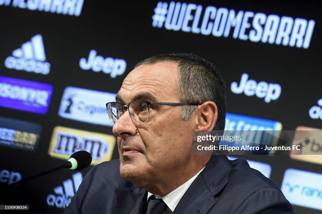 Juventus Unveils New Head Coach Maurizio Sarri
