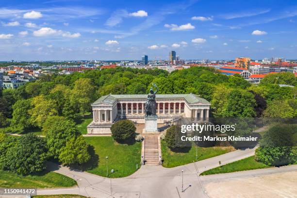 münchen bavaria mit ruhmeshalle - bavaria stockfoto's en -beelden