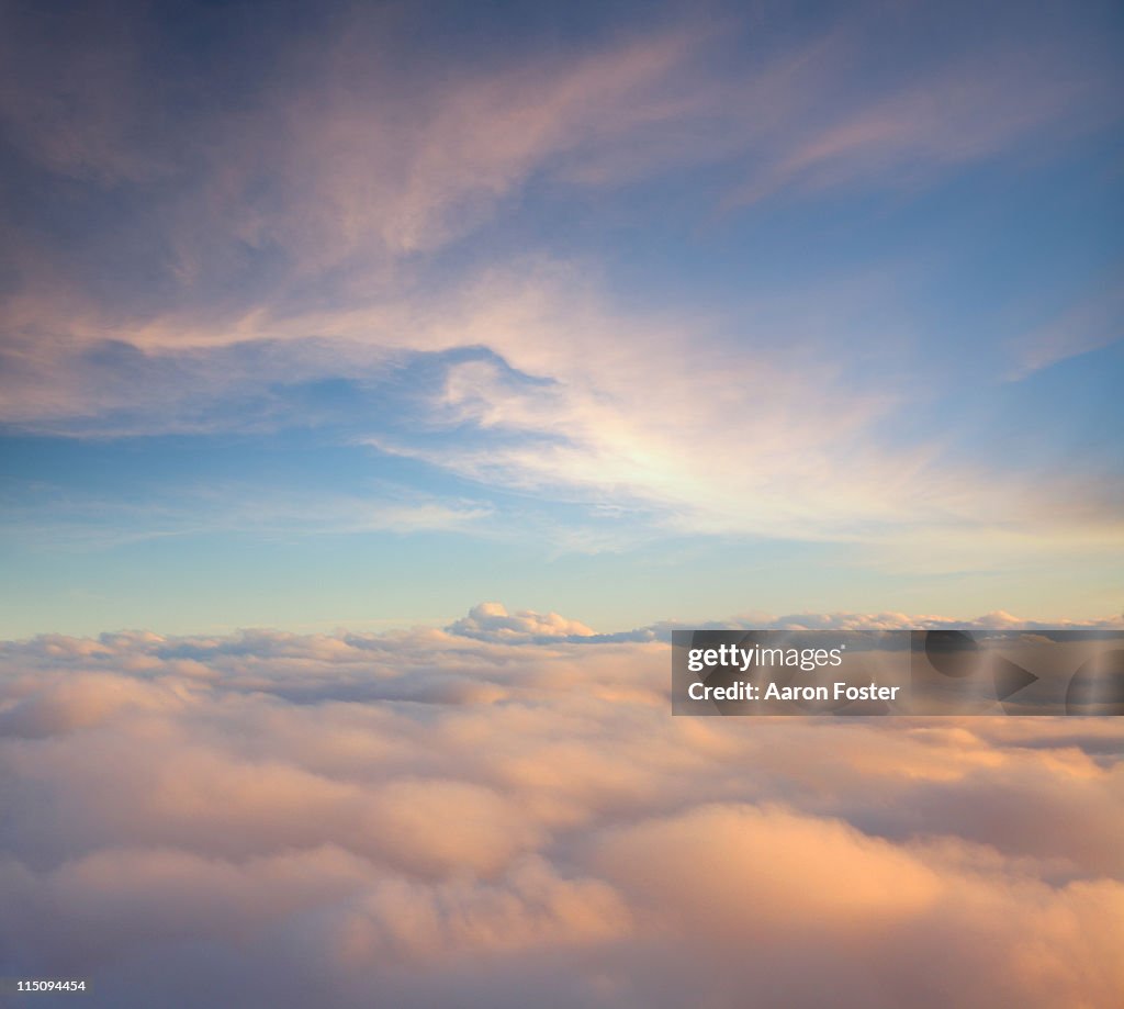 Above the clouds