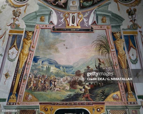 Battle, Uffizi Palace, News Photo