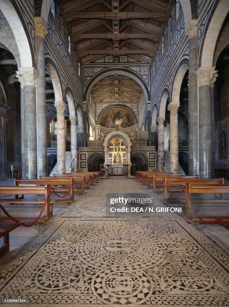 Nave of basilica of San Miniato al Monte