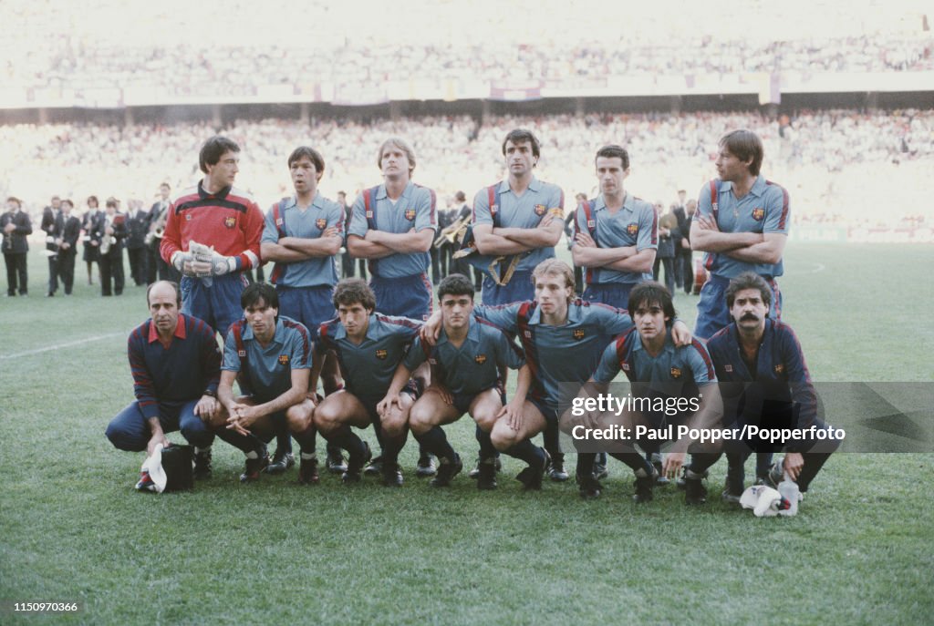 Barcelona At 1986 European Cup Final