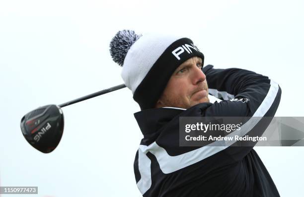 Matt Wallace of England in action during the Pro Am event prior to the start of the Made in Denmark at Himmerland Golf & Spa Resort on May 22, 2019...