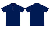 Polo Shirt Vector for Template