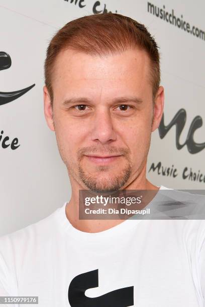 Armin van Buuren visits Music Choice on May 22, 2019 in New York City.