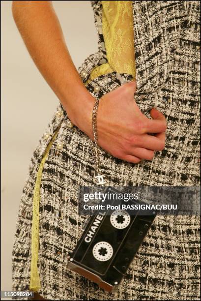 Chanel spring-summer 2004 ready-to-wear collection in Paris, France on October 10, 2003.