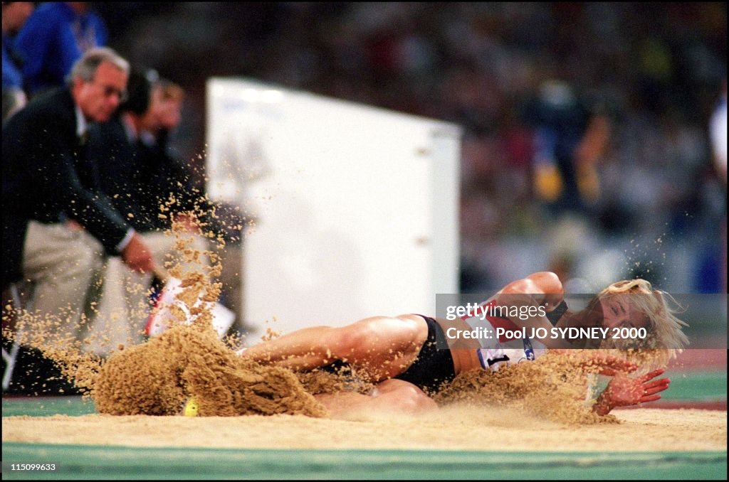 Sydney Olympics: Athletics: Women'S Long Jump Final In Sydney, Australia On September 29, 2000.