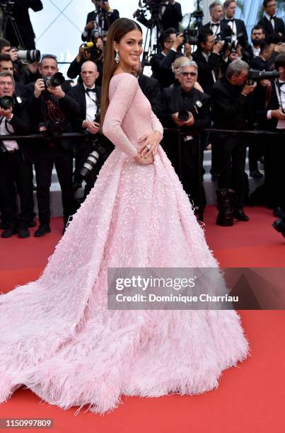 Iris Mittenaere attends the screening of "Oh Mercy! " during the 72nd annual Cannes Film Festival on May 22, 2019 in Cannes, France.