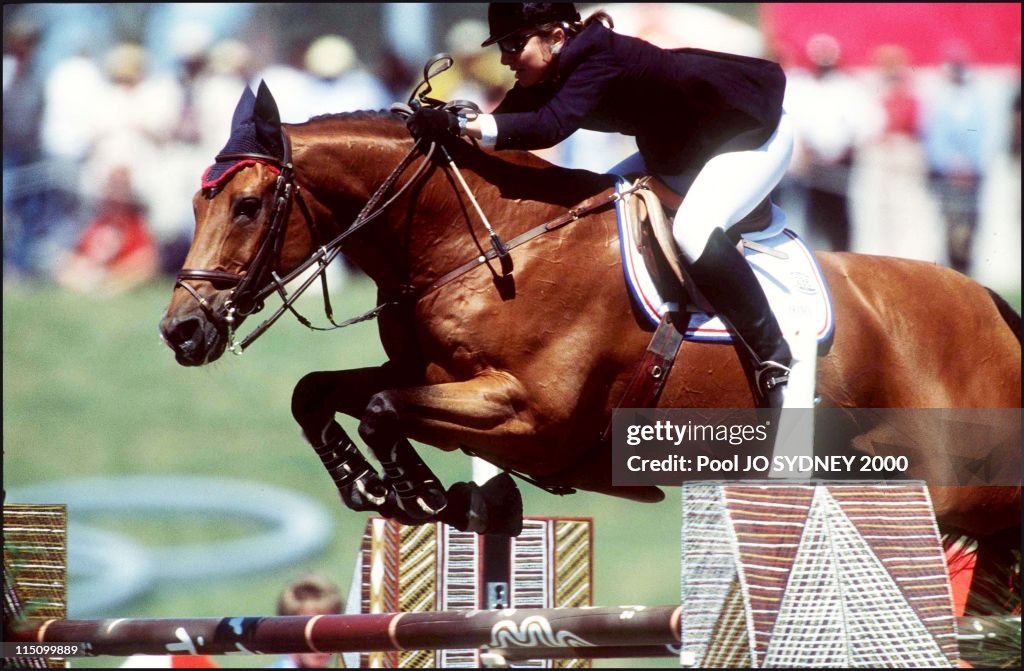 Sydney Olympics: Jumping In Sydney, Australia On October 01, 2000.