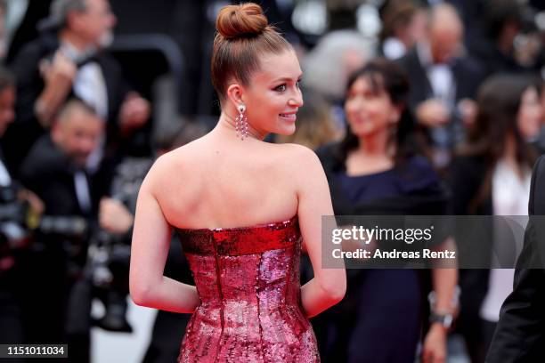 Marina Ruy Barbosa attends the screening of "Oh Mercy! " during the 72nd annual Cannes Film Festival on May 22, 2019 in Cannes, France.