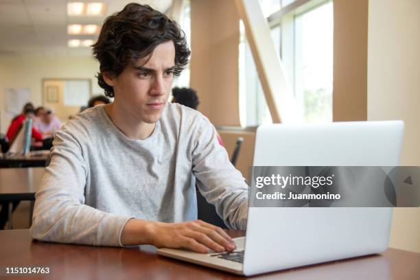 19,795 Male College Student At Laptop Stock Photos, High-Res Pictures ...