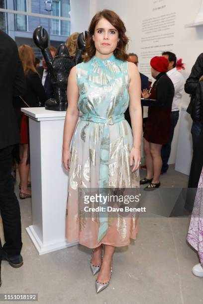 Princess Eugenie of York at the Animal Ball Art Show Private Viewing, presented by Elephant Family on May 22, 2019 in London, England.