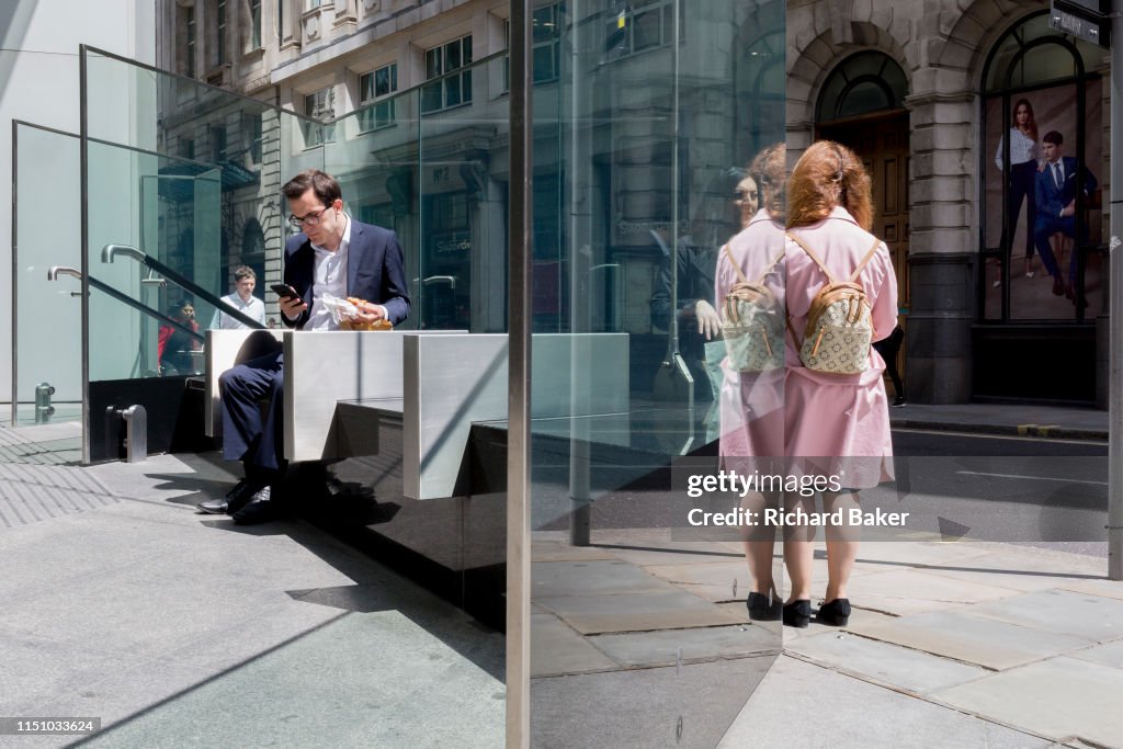 Lunchtime Business People