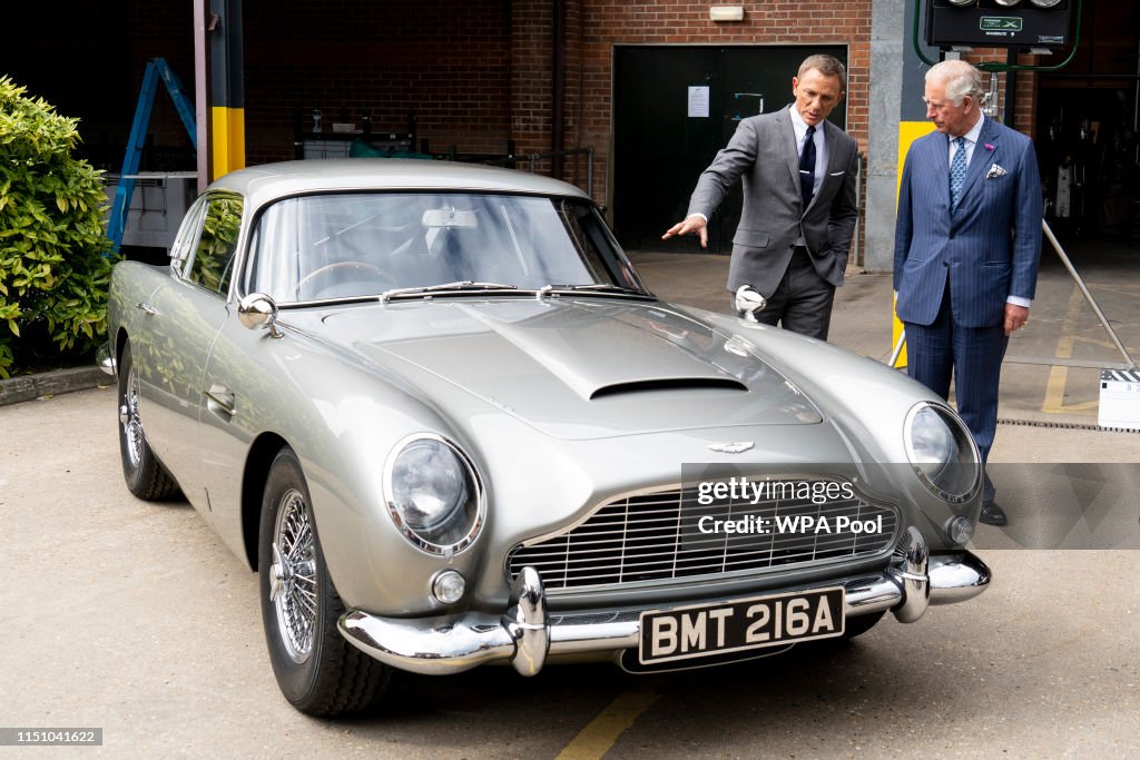 The Prince Of Wales Visits The James Bond Set