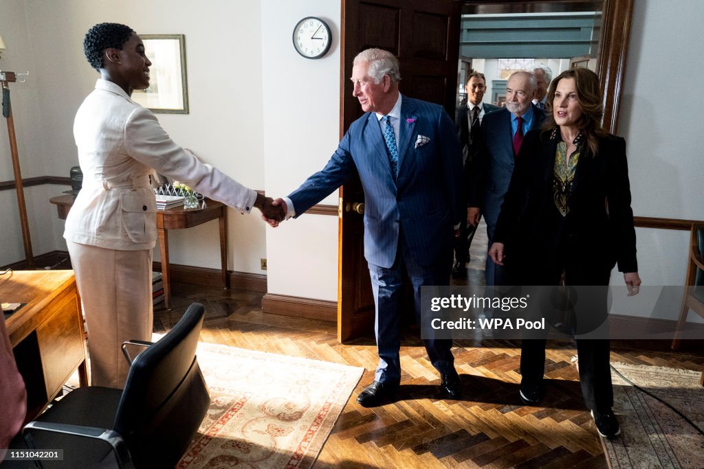 The Prince Of Wales Visits The James Bond Set
