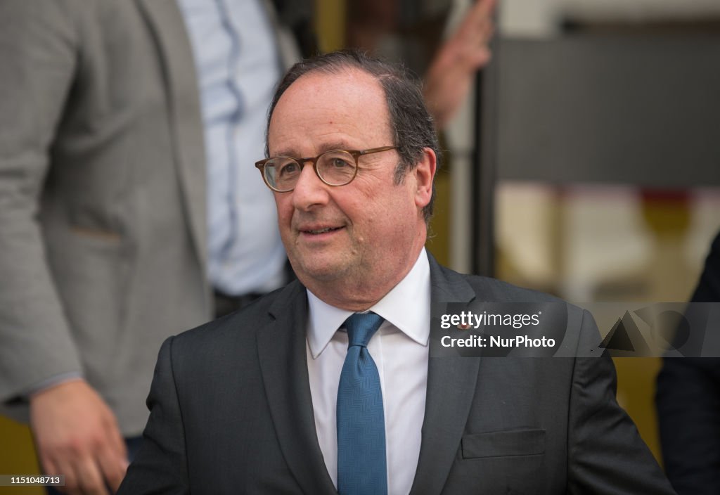 François Hollande At The Sofilm Summercamp Festival In Nantes