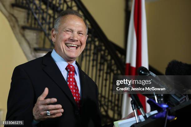 Roy Moore announces his plans to run for U.S. Senate in 2020 on June 20, 2019 in Montgomery, Alabama. Moore lost a special election in 2017 for the...