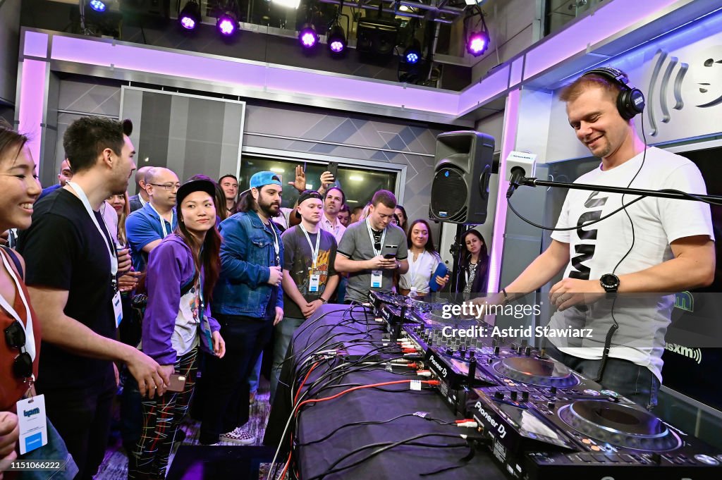 Armin van Buuren Performs On SiriusXM's BPM Channel At The SiriusXM Studios In New York City