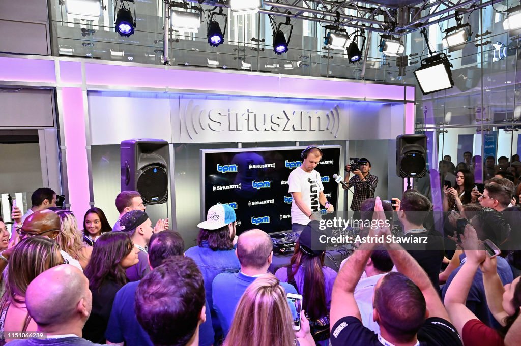 Armin van Buuren Performs On SiriusXM's BPM Channel At The SiriusXM Studios In New York City