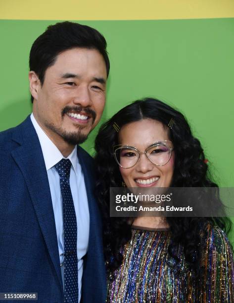 Randall Park and Ali Wong arrive at the premiere of Netflix's "Always Be My Maybe" at the Regency Village Theatre on May 22, 2019 in Westwood,...