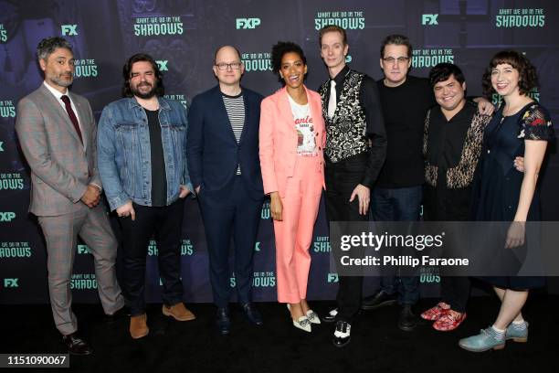 Taika Waititi, Matt Berry, Mark Proksch, Stefani Robinson, Doug Jones, Paul Simms, Harvey Guillen, and Kristen Schaal attend the FYC event of FX's...