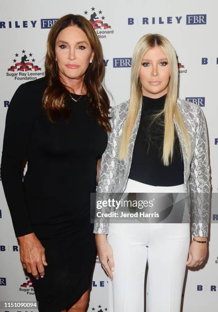 Caitlyn Jenner and Sophia Hutchins attend Sugar Ray Leonard Foundation's 10th Annual 'Big Fighters, Big Cause' Charity Boxing Night Presented by B....