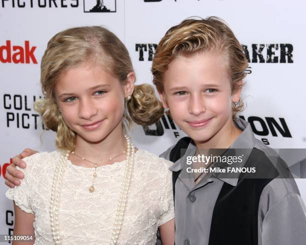 Premiere of 'The Adventures of SharkBoy and LavaGirl' in Hollywood, Los Angeles, United States on June 04, 2005 - Jenna and Cayden Boyd at the...