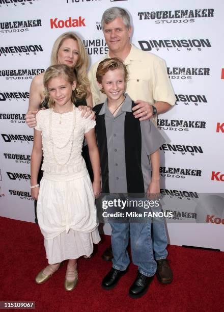 Premiere of 'The Adventures of SharkBoy and LavaGirl' in Hollywood, Los Angeles, United States on June 04, 2005 - Jenna and Cayden Boyd with their...