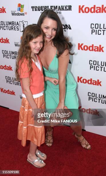 Premiere of 'The Adventures of SharkBoy and LavaGirl' in Hollywood, Los Angeles, United States on June 04, 2005 - Kristin Davis with daughter at the...