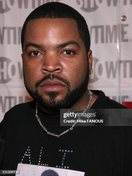 Showtime Presents Premiere of 'Weed' and 'Barbershop' in Los Angeles, United States on July 26, 2005 - Ice Cube at the Showtime Premiere of new shows...