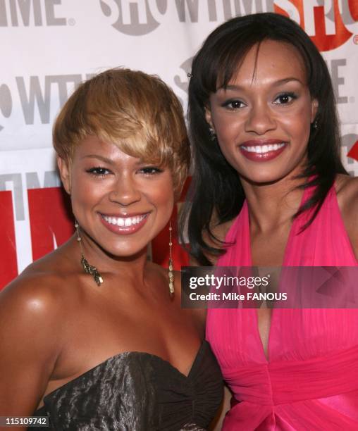 Showtime Presents Premiere of 'Weed' and 'Barbershop' in Los Angeles, United States on July 26, 2005 - Toni Trucks and Anna Brown at the Showtime...