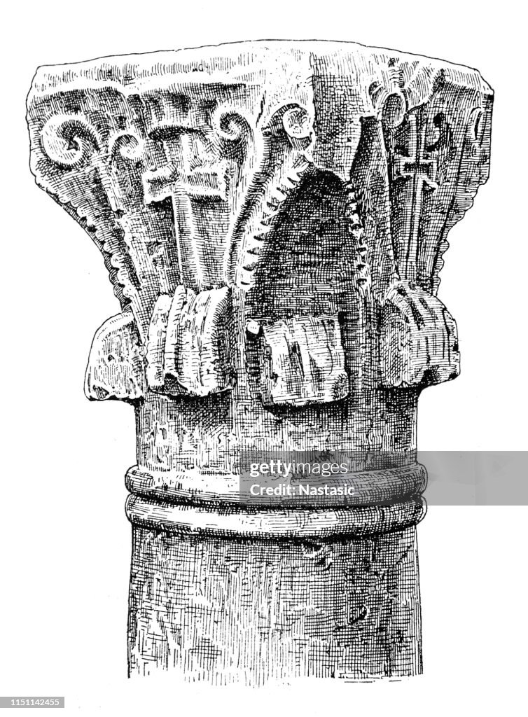 Capital of the pillars of the San Giorgio