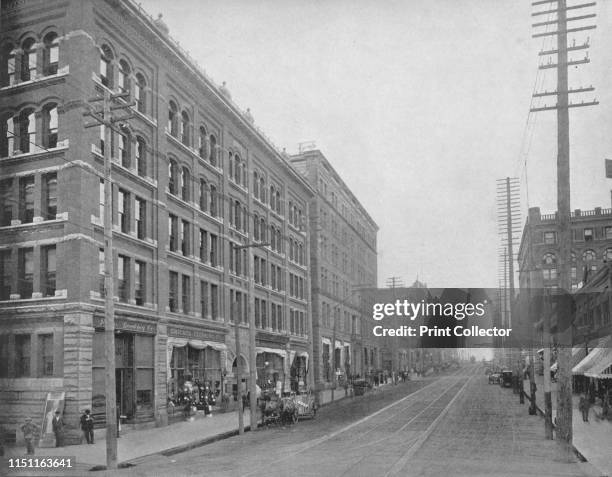 Second Street, Seattle, Washington', circa 1897. The Seattle area was inhabited by Native Americans for at least 4,000 years before the first...
