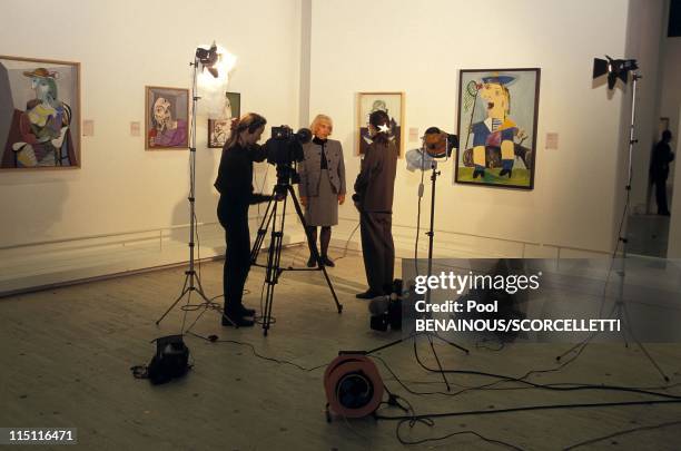 "Portraits by Picasso" on show at the Grand Palais in Paris, France on October 16, 1996 - Maya Picasso.