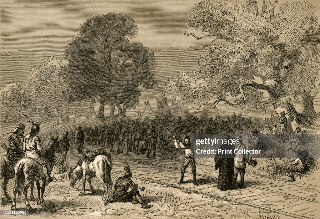 Completion Of The Pacific Railroad