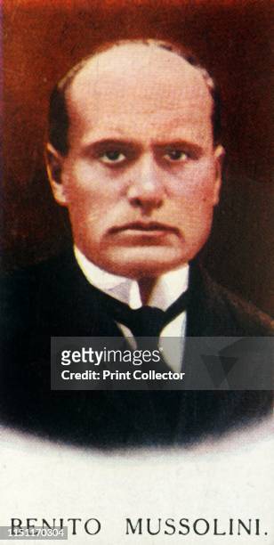 Benito Mussolini', 1927. Benito Mussolini Italian politician, journalist, leader of the National Fascist Party, Prime Minister and dictator. From "A...