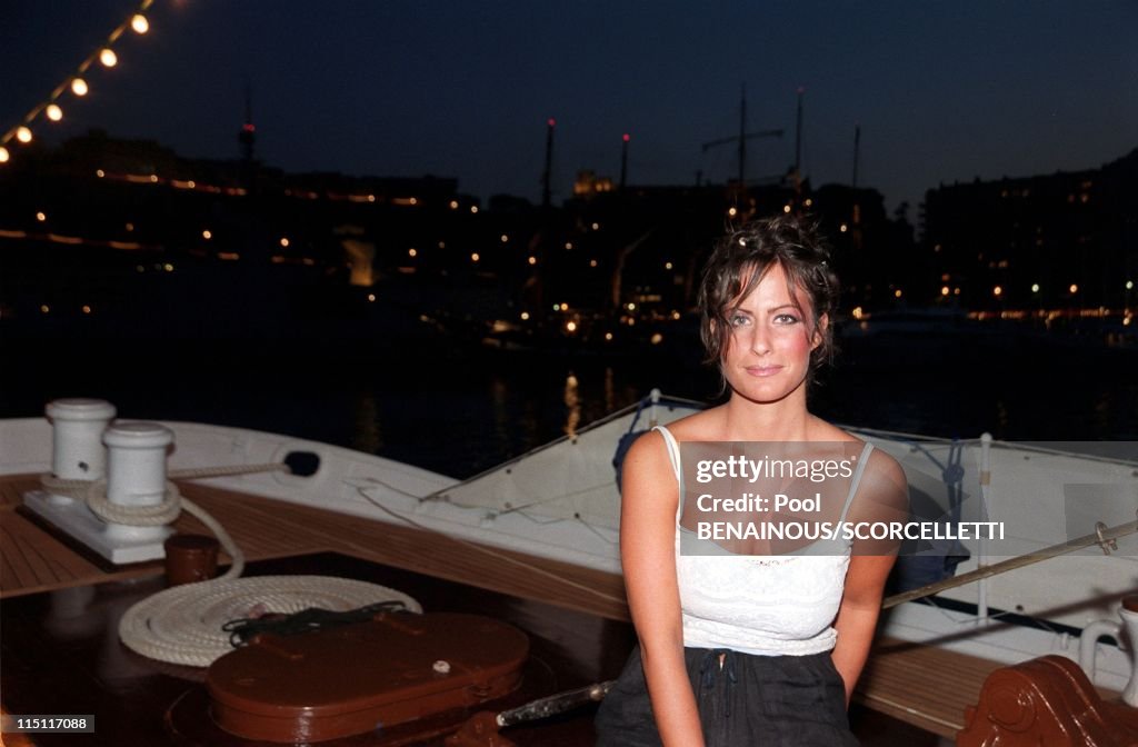 Photo-Call Alessandra Gucci In Monaco City, Monaco On September 18, 1999.